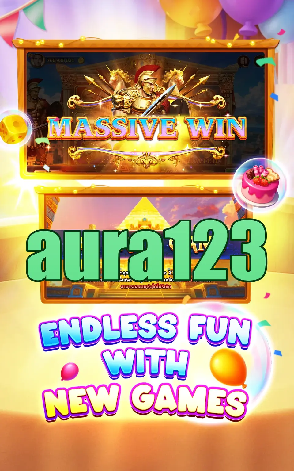 aura123 Tangkapan Layar - APK Resmi